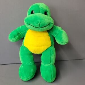 Build A Bear BAWB Turtle Retired Plush Green Yellow 16" Toy Stuffed Animal Doll